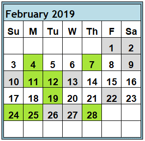 February 2019 Best Worst Days Magi Astrology