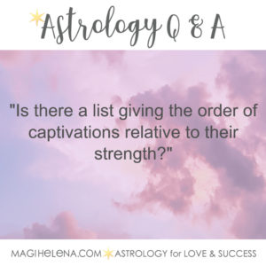 Astrology Q&A Captivations in Magi Astrology
