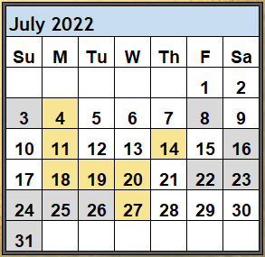 Magi Astrology Magi Helena Best Worst Days July 2022