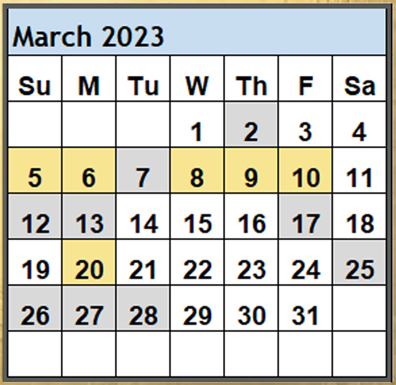 Magi Helena Best Worst Days February 2023 Scientific Multidimensional Astrology Astro-Calendar Astro Calendar