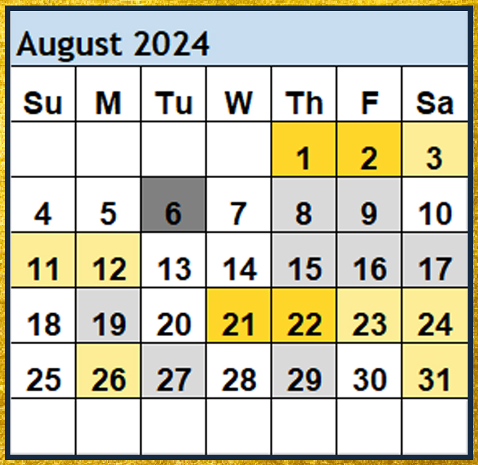 Magi Helena Best Worst Days August 2024 Win Days Fail Days Scientific Multidimensional Astrology Astro-Calendar Astro Calendar Timing Calendar