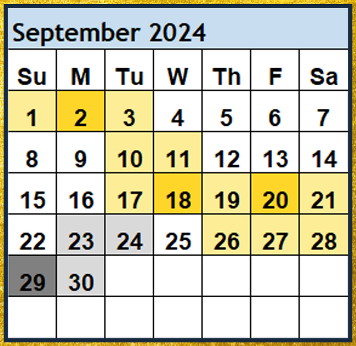 Magi Helena Best Worst Days Sept. September 2024 Win Days Fail Days Scientific Multidimensional Astrology Astro-Calendar Astro Calendar Timing Calendar